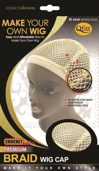 Qfitt Crochet Premium Braid Wig Cap