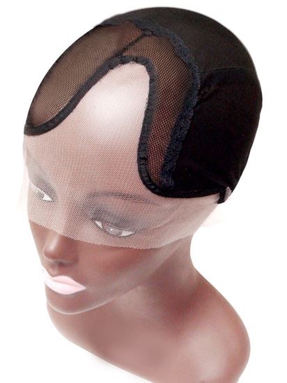 Qfitt Side Parting Invisible Lace Front U-Part Wig Cap #5016