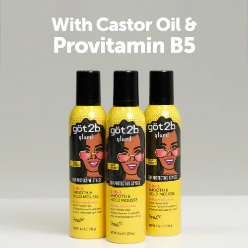 Got2B Glued 2-in-1 Smooth & Hold Hair Mousse 8oz.
