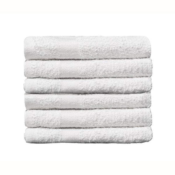PARTEX ECONOMY WHITE WASH CLOTH 12 PACK