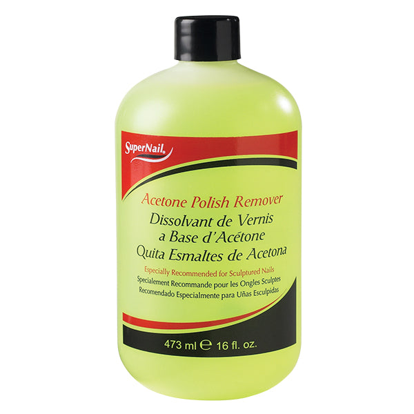 SUPERNAIL ACETONE POLISH REMOVER, 16 FL.OZ.