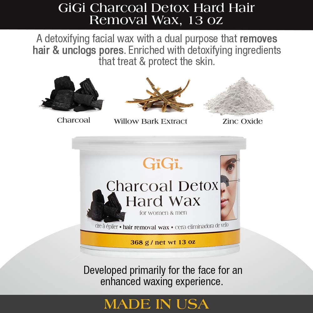 GIGI CHARCOAL DETOX HARD WAX