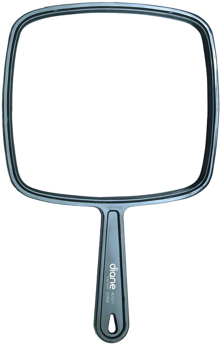 DIANE MEDIUM TV MIRROR 7" X 10 1/2" BLACK