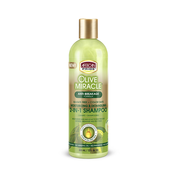 OLIVE MIRACLE 2-IN-1 SHAMPOO 12 OZ.