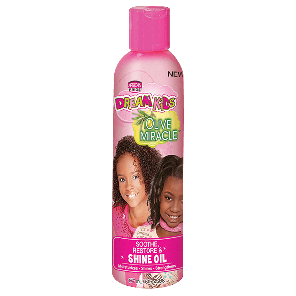 AFRICAN PRIDE DREAM KIDS SOOTHE RESTORE & SHINE OIL 6OZ