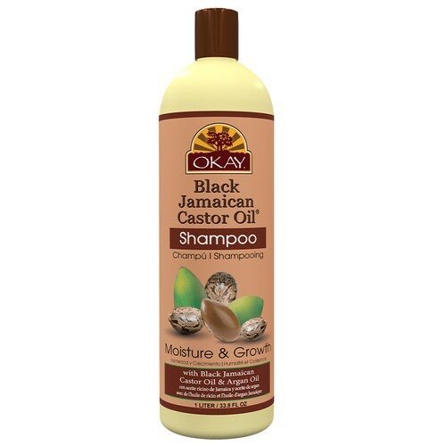 OKAY BLACK JAMAICAN CASTOR OIL SHAMPOO, 12OZ