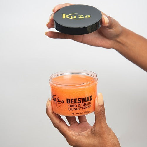 KUZA BEESWAX HAIR & BRAID CONDITIONER 8 OZ.