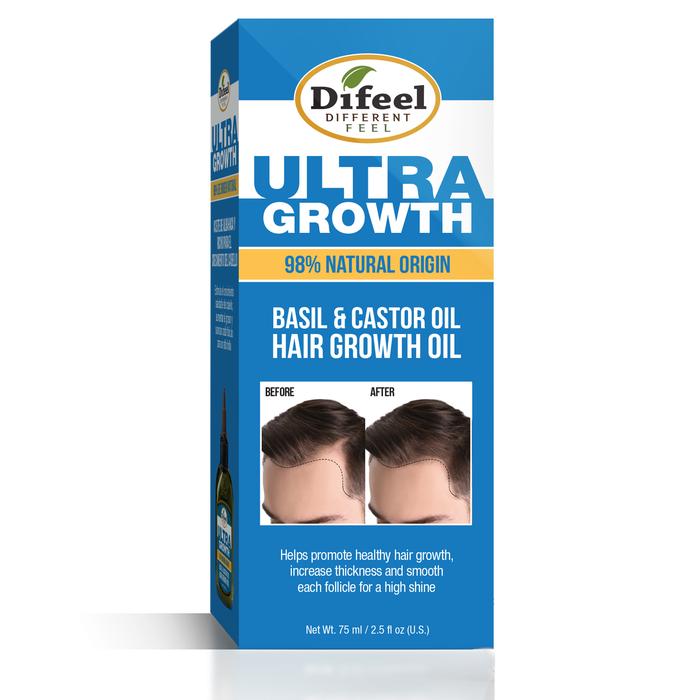 DIFEEL MENS ULTRA GROWTH BASIL & CASTOR HAIR GROWTH OIL 2.5 FL. OZ.