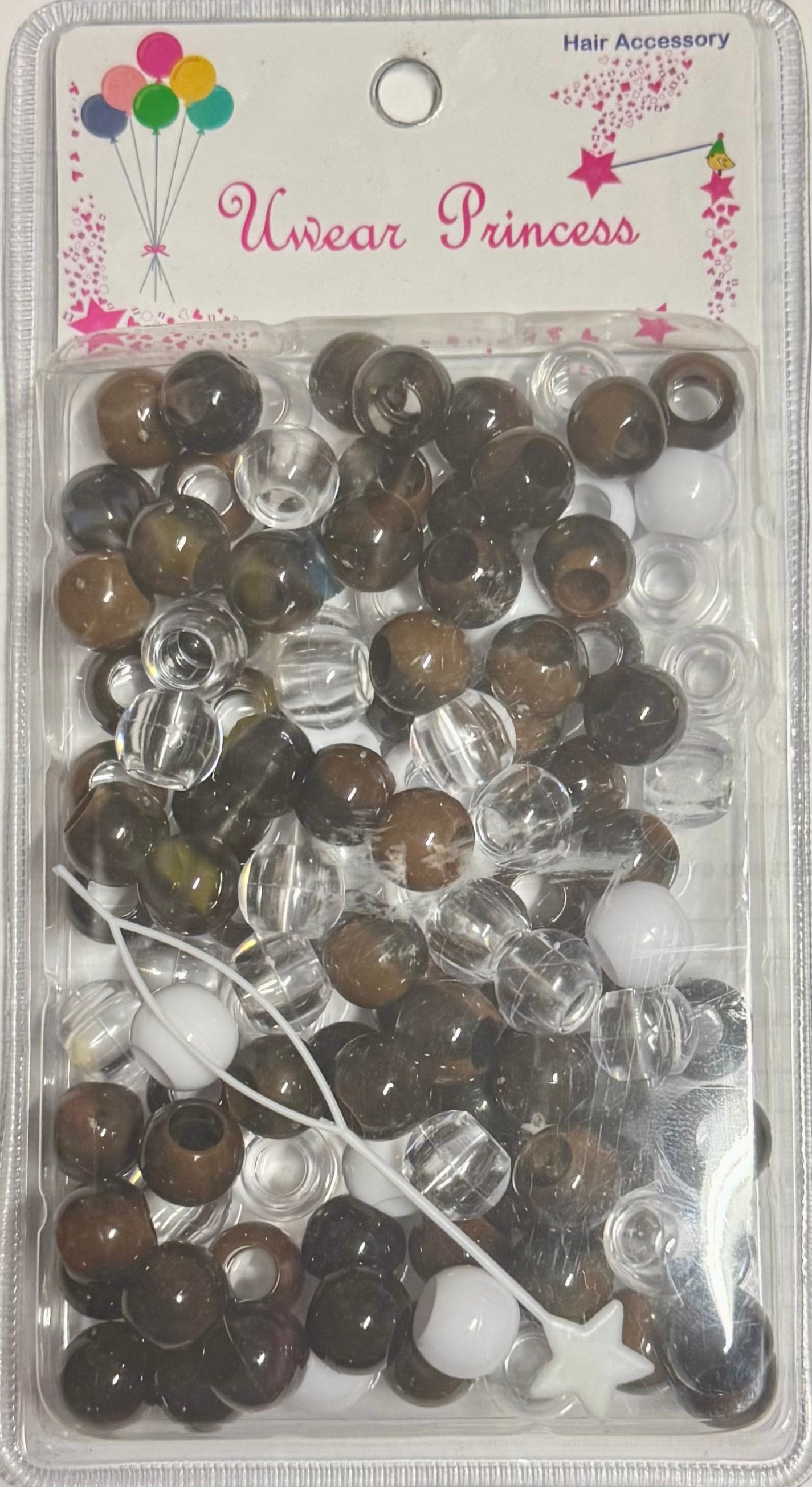 UWEAR PRINCESS HAIR BEADS (LARGE)