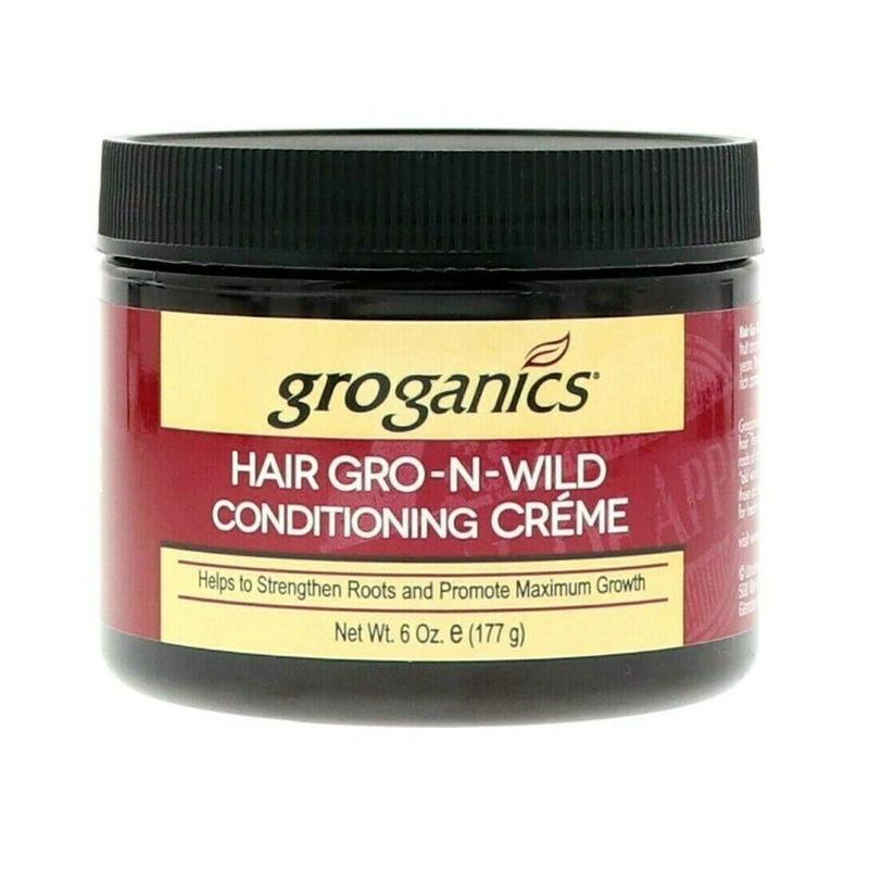 GROGANICS HAIR GRO-N-WILD CONDITIONING CREME 6OZ