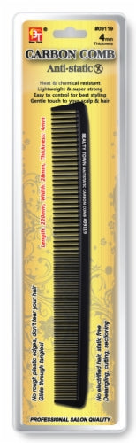 CUTTING COMB -HEAT& CHEMICAL RESISTANT ANTISTATIC CARBON COMB