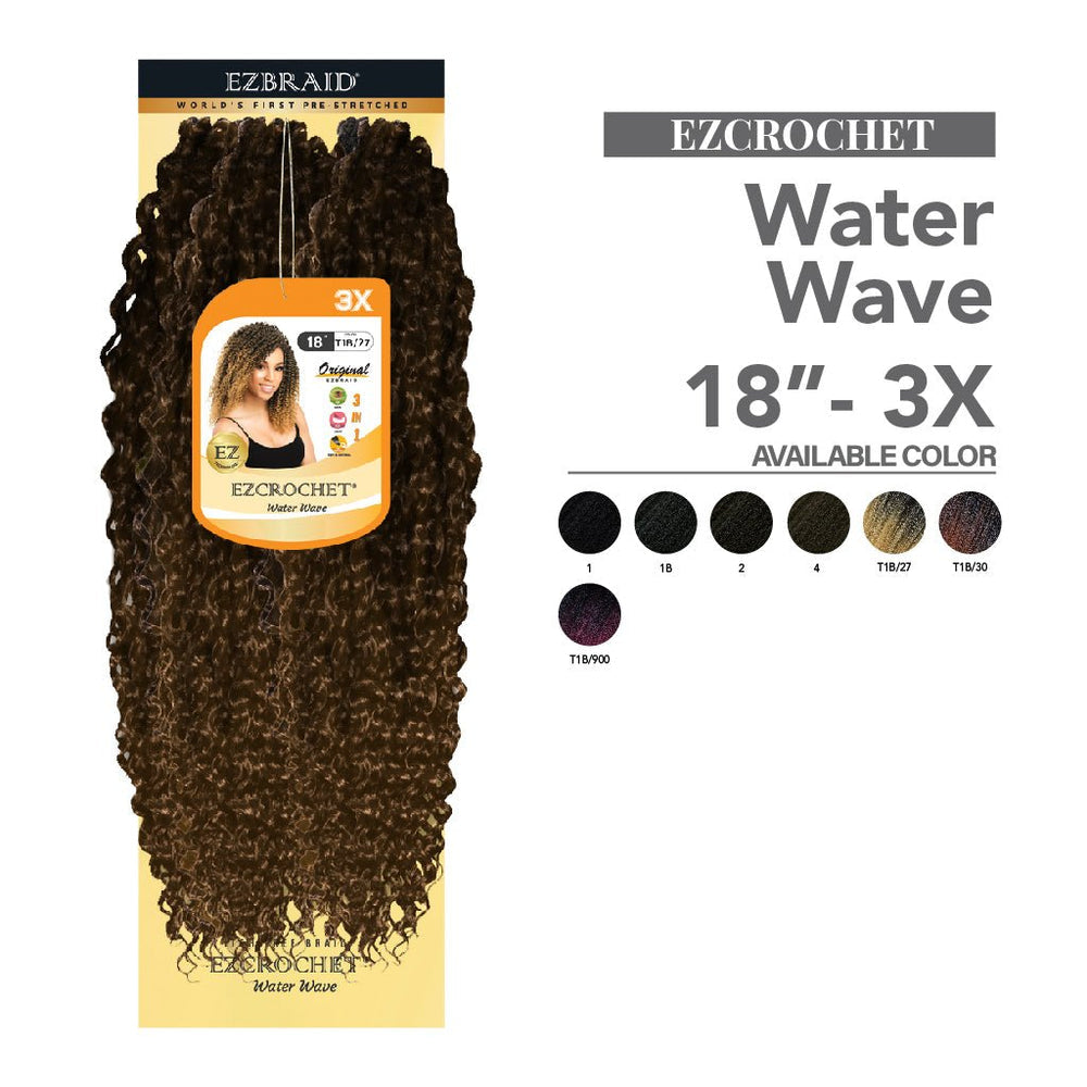 Hairland Ezcrochet Water Wave 18” - 3X