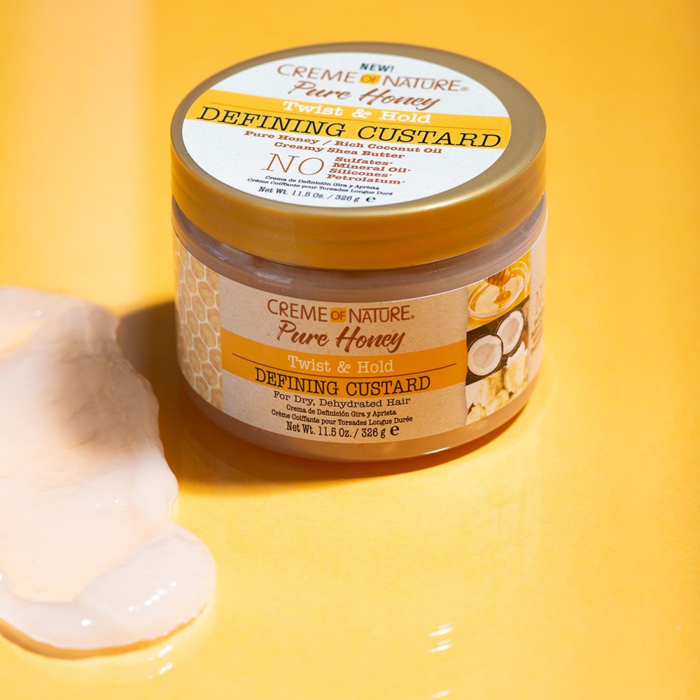 CREME OF NATURE PURE HONEY TWIST & HOLD DEFINING CUSTARD 11.5 OZ.