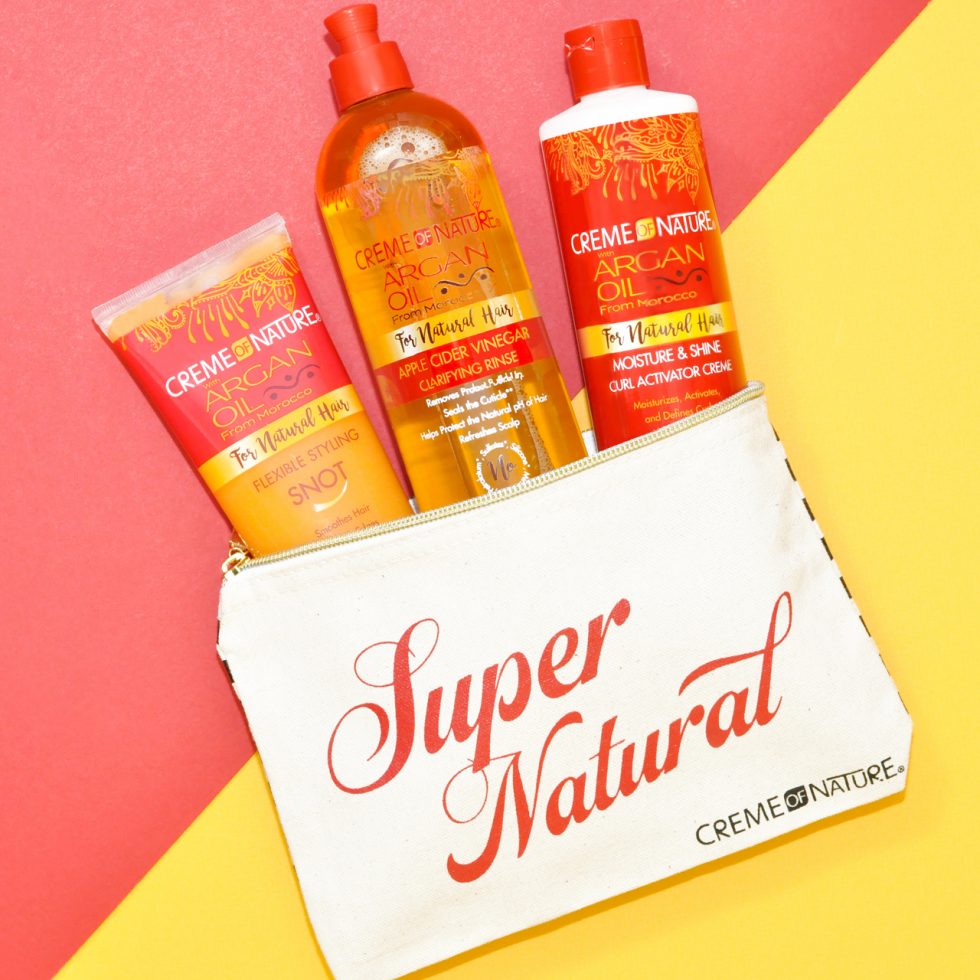 CREME OF NATURE ARGAN OIL FOR NATURAL HAIR MOISTURE & SHINE CURL ACTIVATOR CREME 12 OZ.