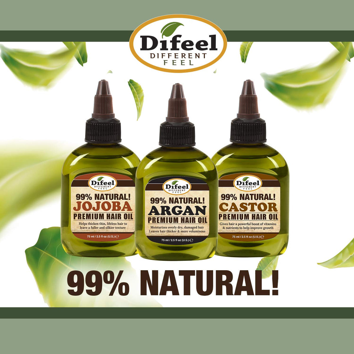 DIFEEL BIOTIN PREMIUM HAIR OIL 2.5 OZ.