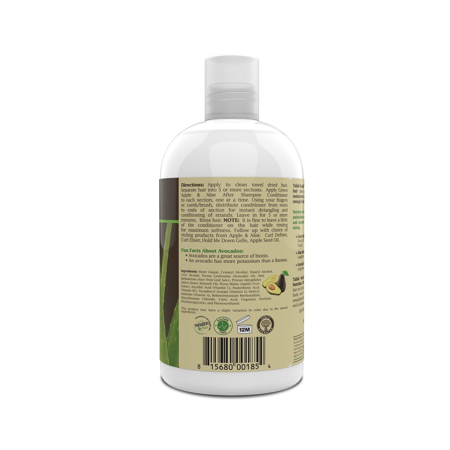 TALIAH WAAJID GREEN APPLE & ALOE AFTER SHAMPOO CONDITIONER 12 OZ.