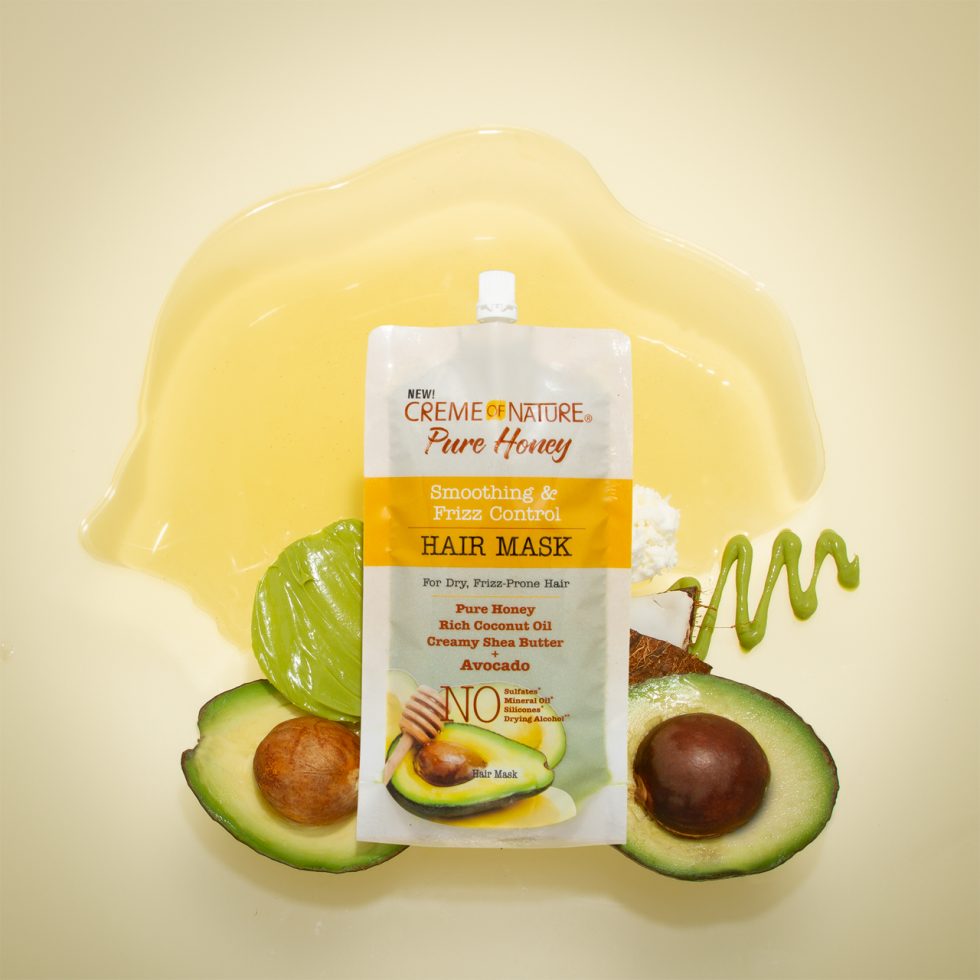 CRÈME OF NATURE SMOOTHING & FRIZZ CONTROL HAIR MASK (W/AVOCADO) 3.8 OZ.