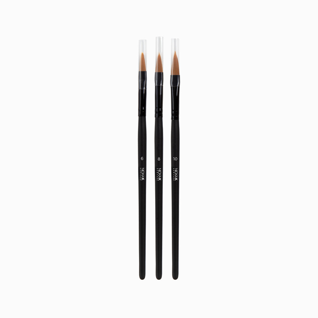 NICKA K ACRYLIC NAIL BRUSH SET