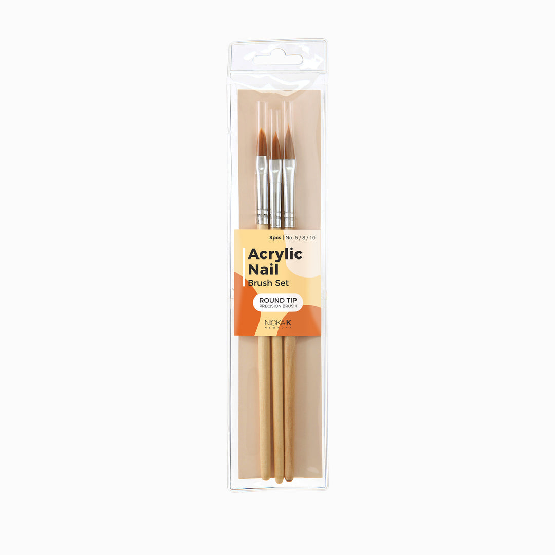 NICKA K ACRYLIC NAIL BRUSH SET