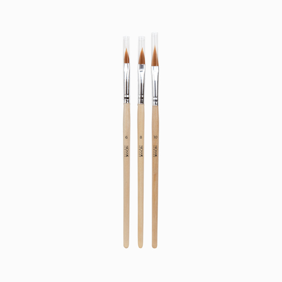 NICKA K ACRYLIC NAIL BRUSH SET