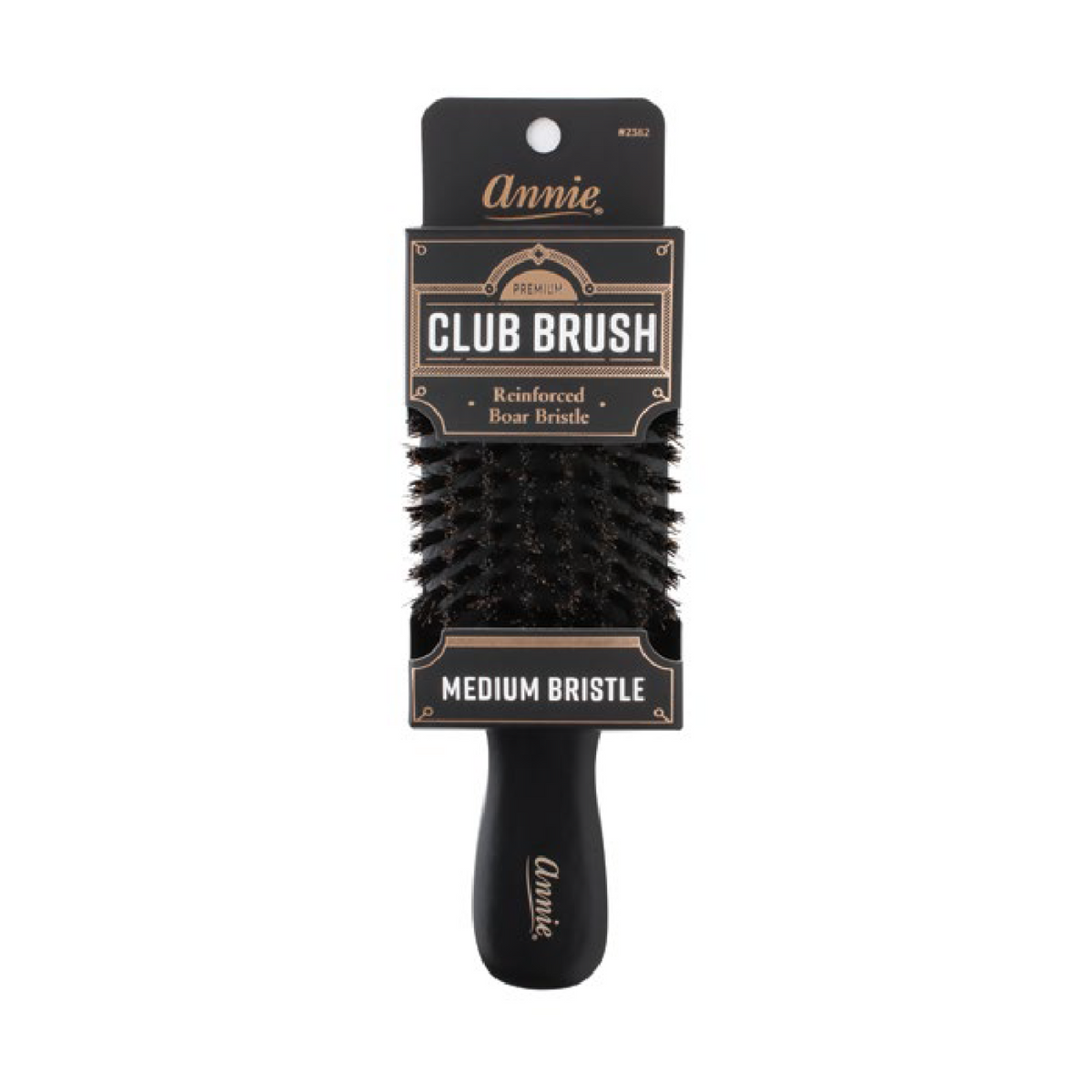 ANNIE PREMIUM MEDIUM CLUB BRUSH - BLACK MATTE
