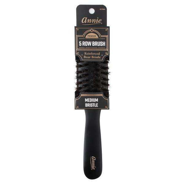 ANNIE PREMIUM MEDIUM 5 ROW BRUSH - BLACK MATTE