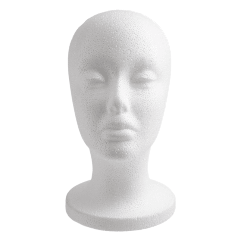 ANNIE POLYSTYRENE FOAM HEAD 10.5”