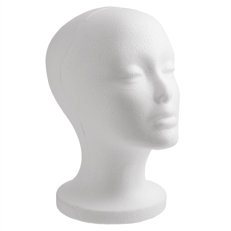 ANNIE POLYSTYRENE FOAM HEAD 10.5”