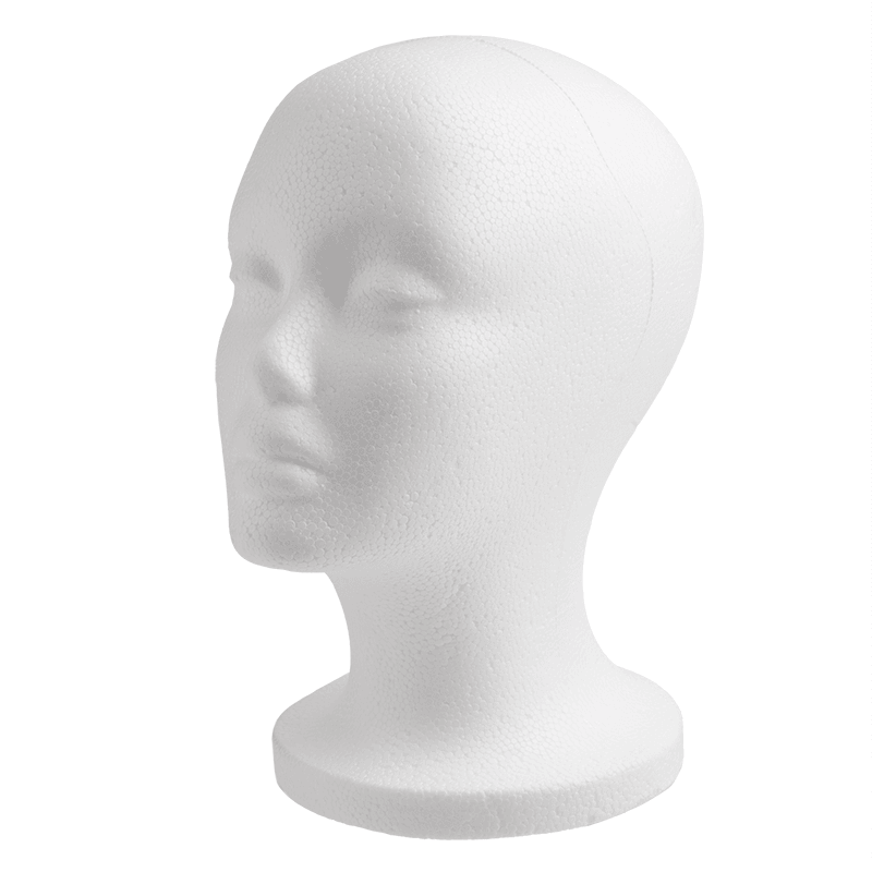 ANNIE POLYSTYRENE FOAM HEAD 10.5”