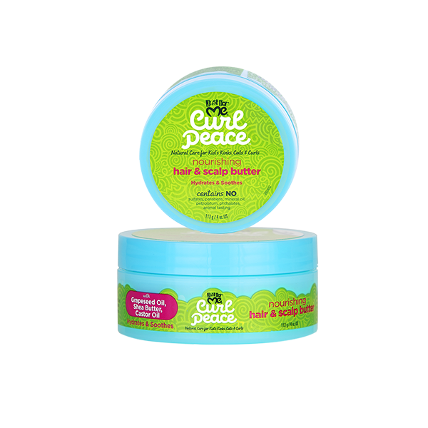 JUST FOR ME CURL PEACE NOURISHING HAIR & SCALP BUTTER 4 OZ.