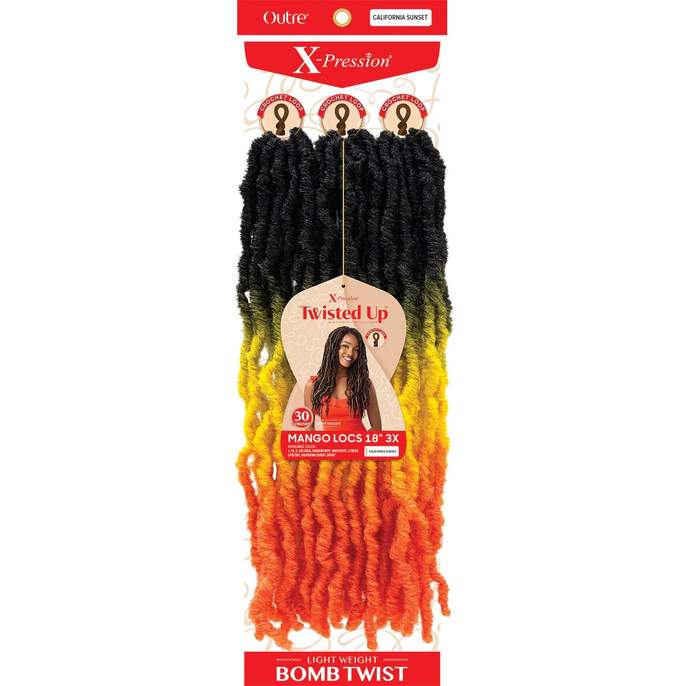 Outre Crochet Braids X-Pression Twisted Up 3X Mango Locs 18"
