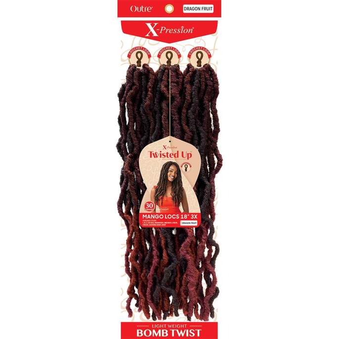Outre Crochet Braids X-Pression Twisted Up 3X Mango Locs 18"