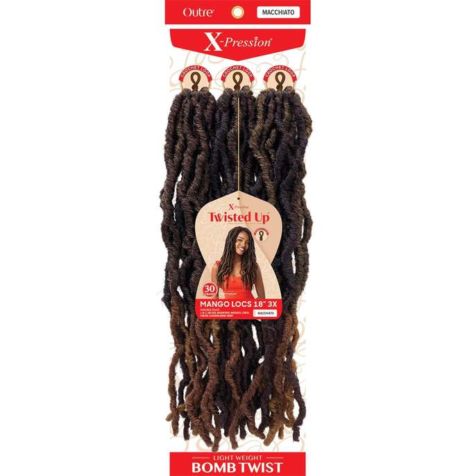 Outre Crochet Braids X-Pression Twisted Up 3X Mango Locs 18"