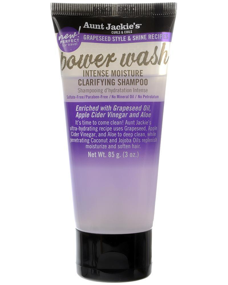 AUNT JACKIE’S GRAPESEED POWER WASH INTENSE MOISTURE CLARIFYING SHAMPOO