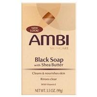 AMBI BLACK SOAP W/ SHEA BUTTER 3.5 OZ