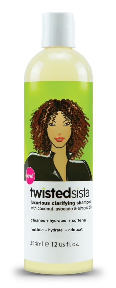 TWISTED SISTA LUXURIOUS CLARIFYING SHAMPOO 12 FL.OZ.