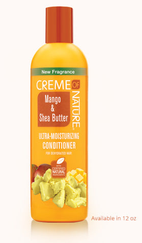 MANGO & SHEA BUTTER ULTRA- MOISTURIZING SHAMPOO 12 OZ.