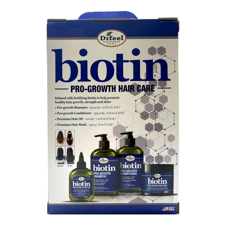 DIFEEL BIOTIN PRO-GROWTH 4-PC HAIR CARE GIFT SET