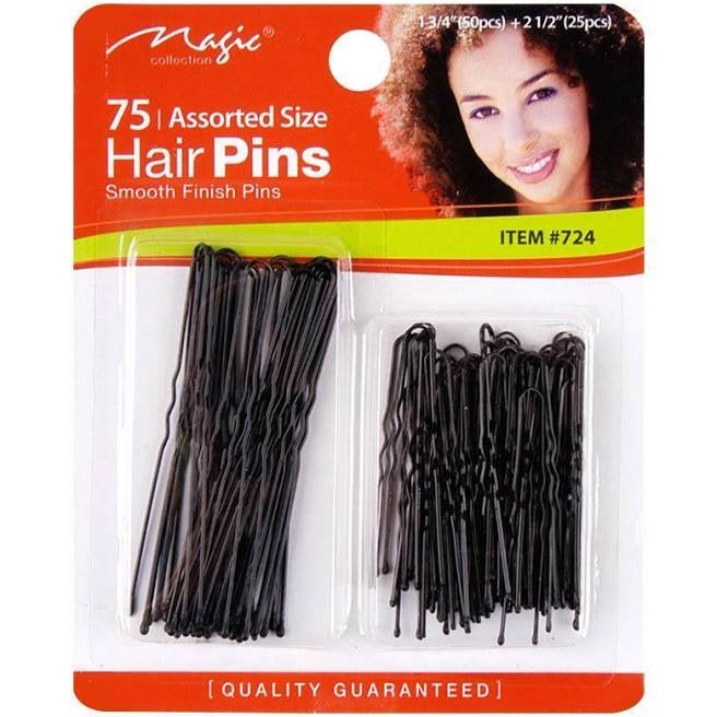 MAGIC HAIR PINS 75 ASSORTED SIZES