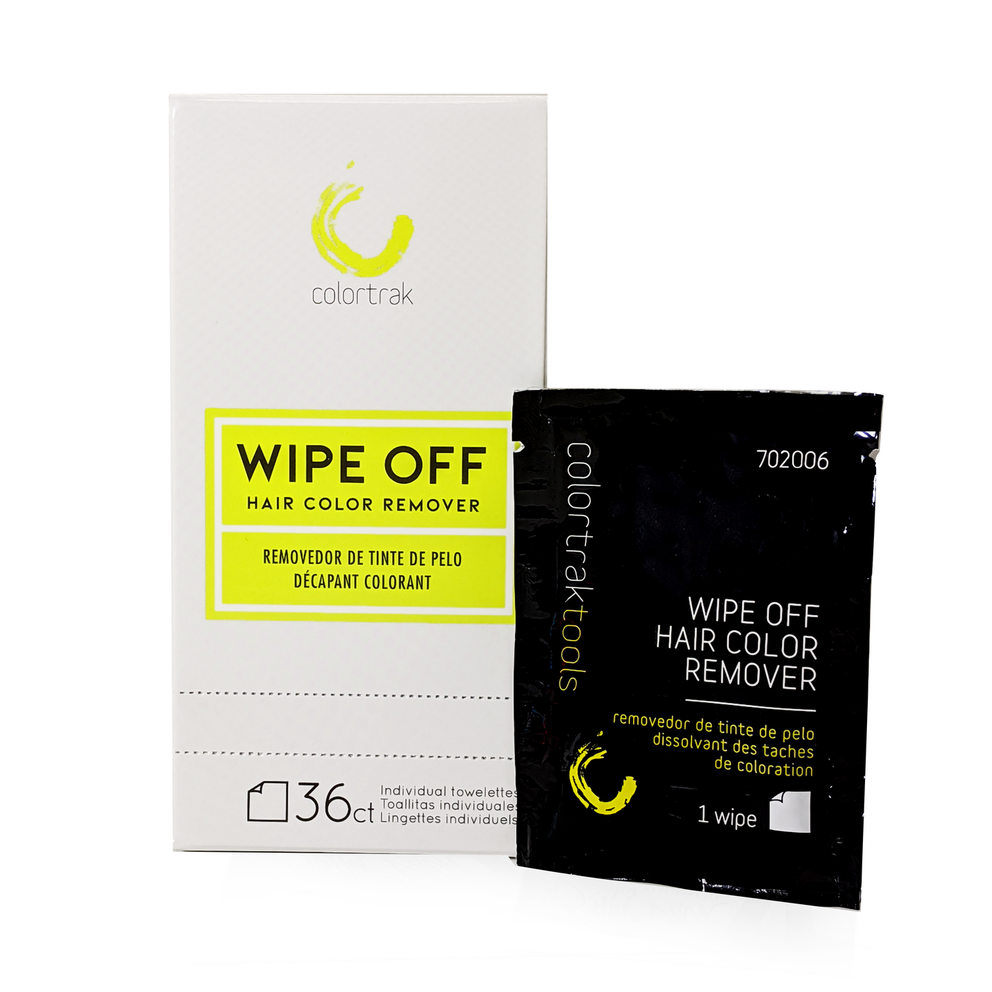 COLORTRAK WIPE OFF HAIR COLOR REMOVER WIPES