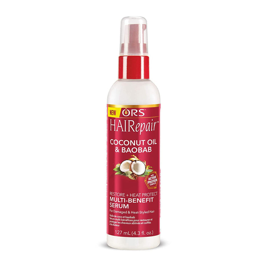 ORS RESTORE AND HEAT PROTECT MULTI-BENEFIT SERUM 4.3 OZ.