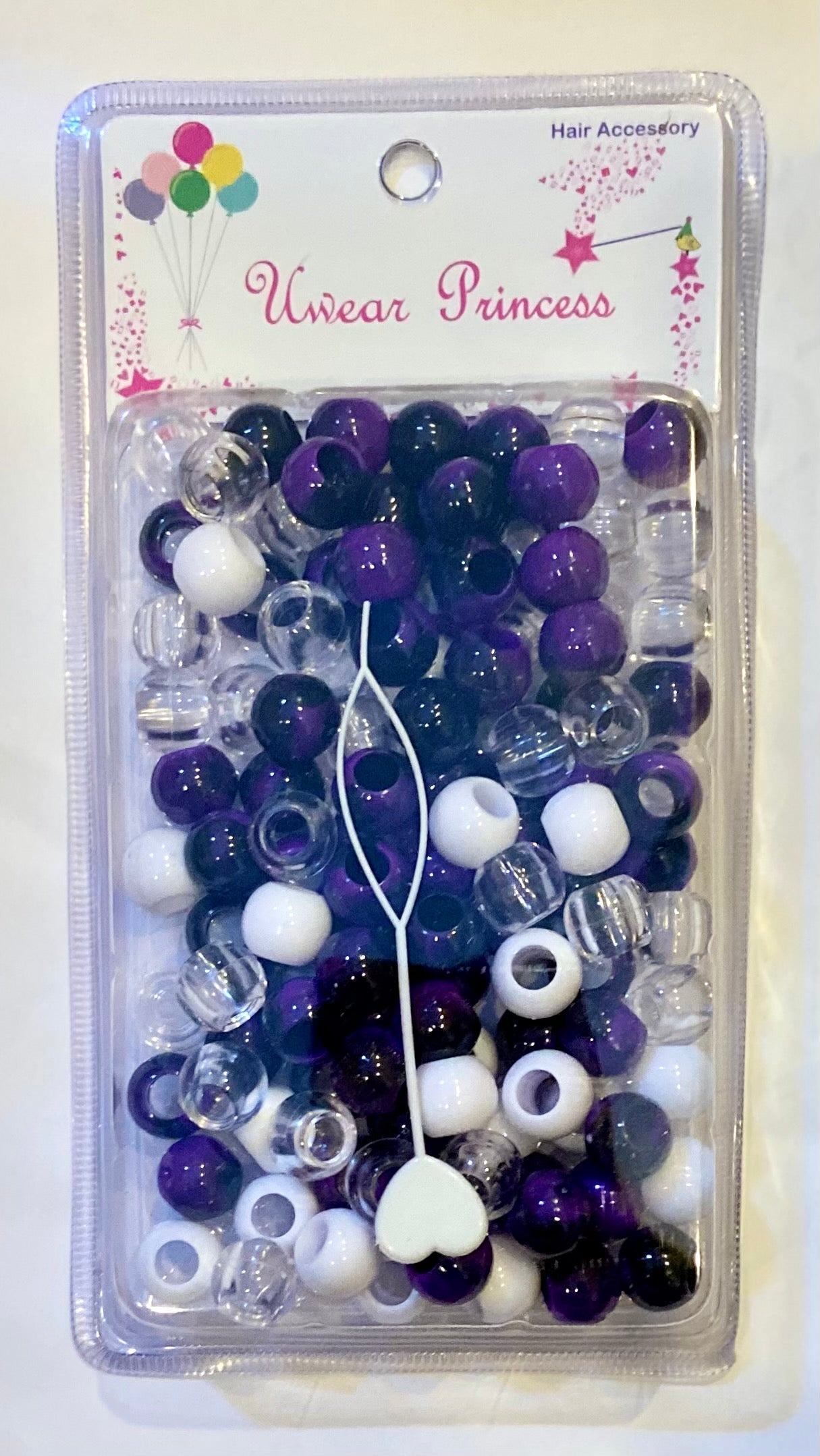 UWEAR PRINCESS HAIR BEADS (LARGE)