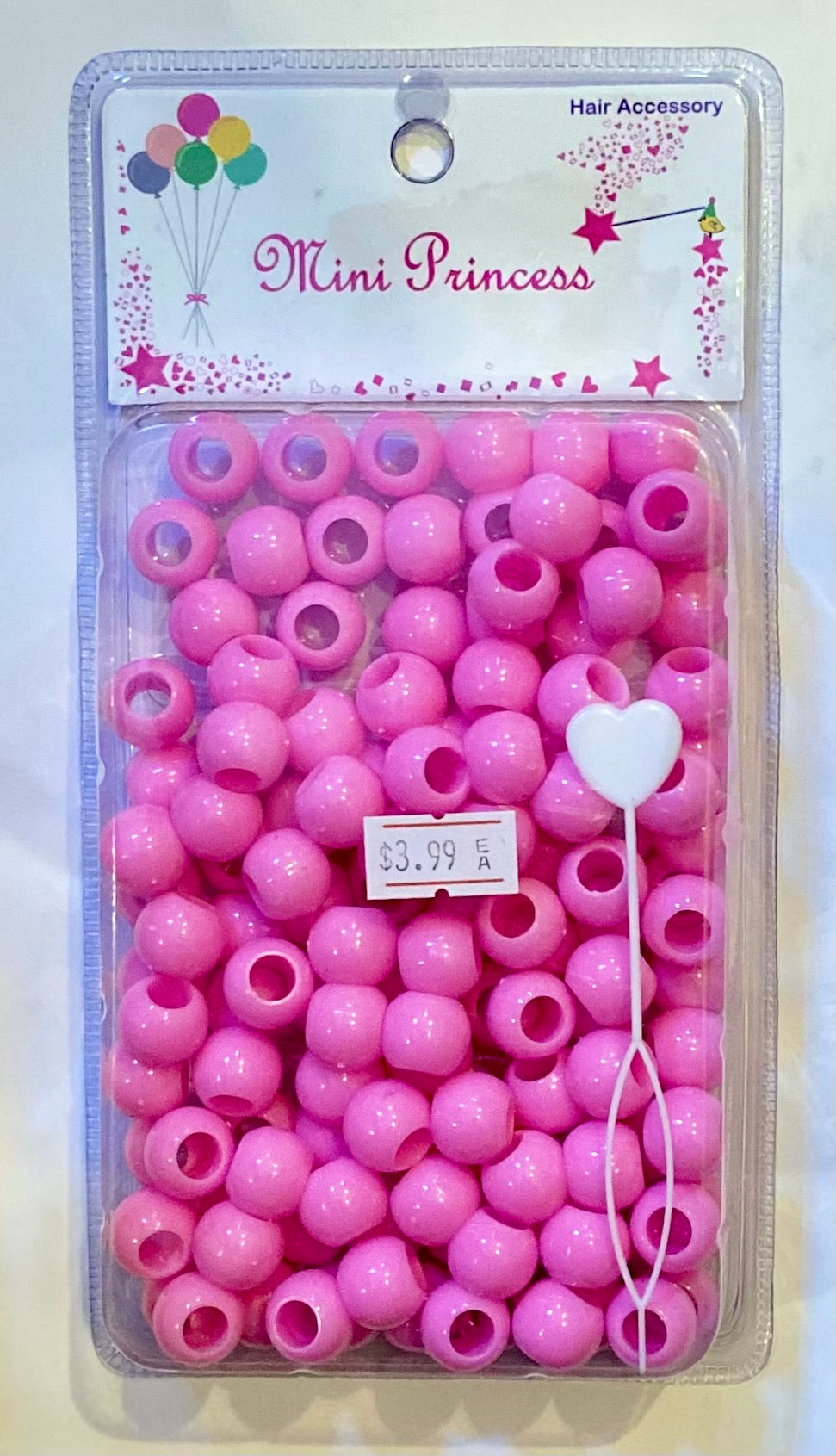 MINI PRINCESS HAIR BEADS (LARGE)