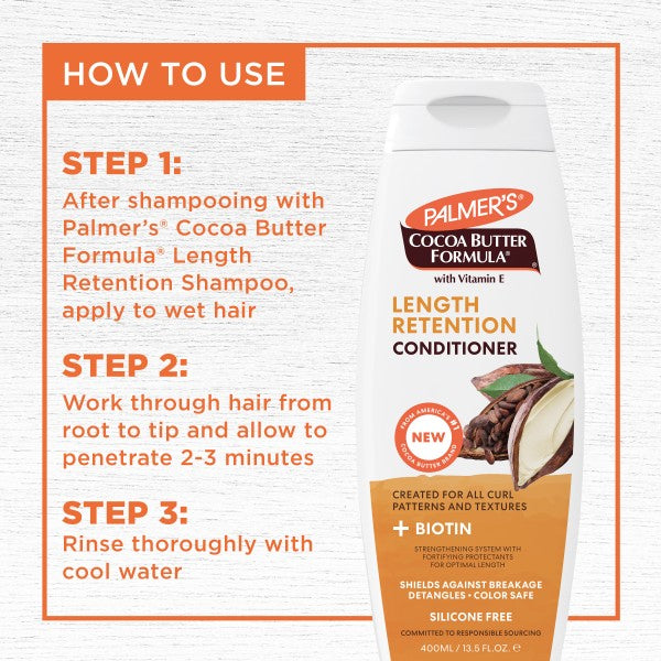 PALMER’S LENGTH RETENTION CONDITIONER + BIOTIN 13.5 FL.OZ