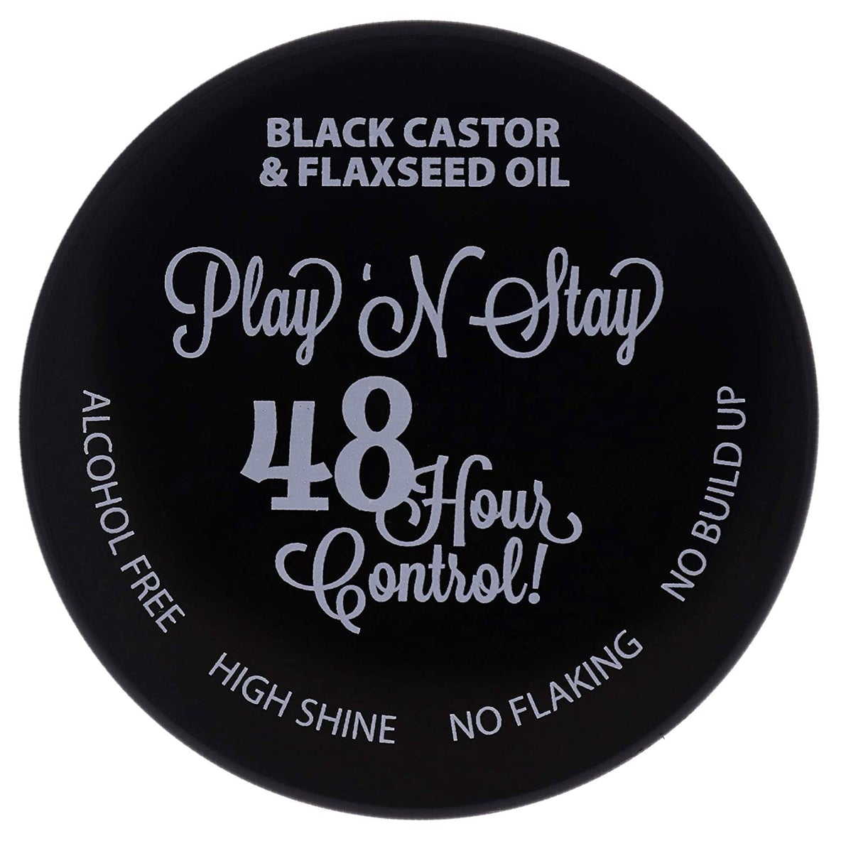 ECO PLAY 'N STAY BLACK CASTOR & FLAXSEED OIL EDGE CONTROL 3OZ