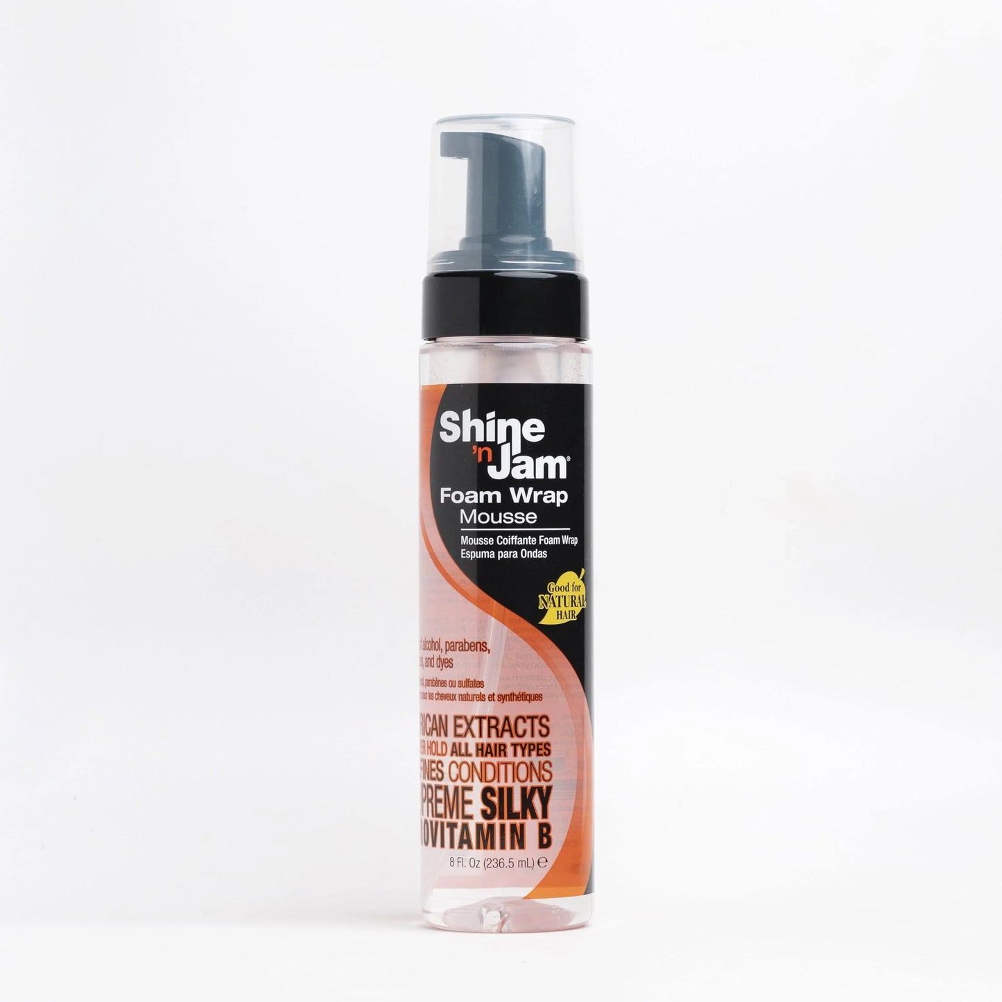 SHINE ‘N JAM SUPREME FOAM WRAP MOUSSE 8 OZ.