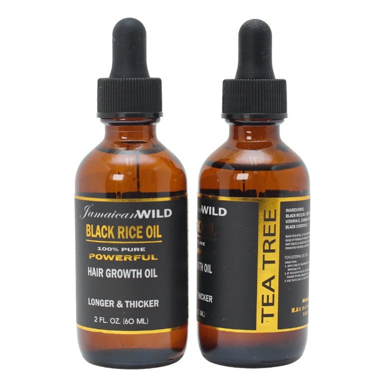 BLACK RICE POWERFUL HAIR GROWTH OIL 2 OZ.