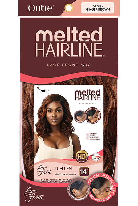 MELTED HAIRLINE HD TRANSPARENT LACE FRONT WIG - LUELLEN
