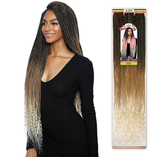 Afri Naptural Crochet Braid 3x Ivy Box Braid 32"(BOX311)