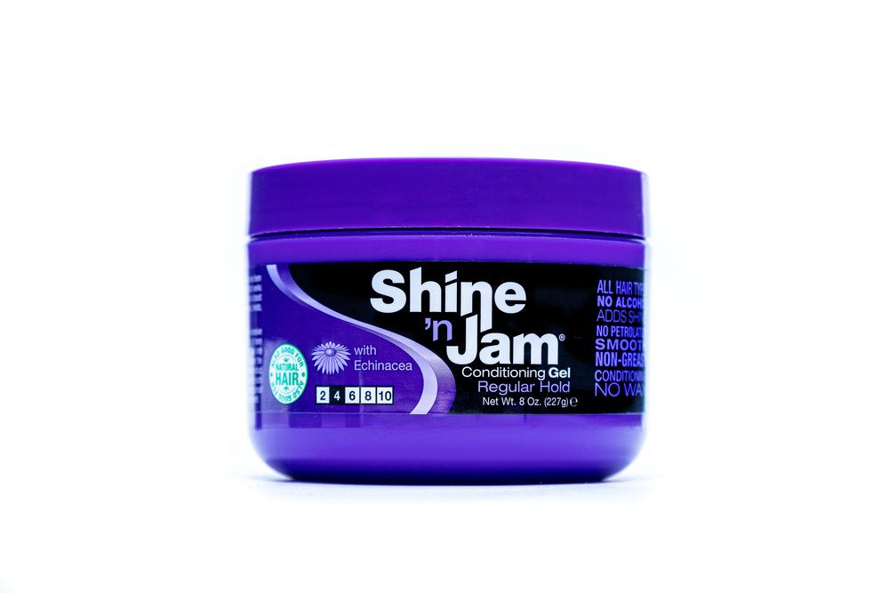 SHINE N JAME CONDITIONING GEL REGULAR HOLD 8 OZ.